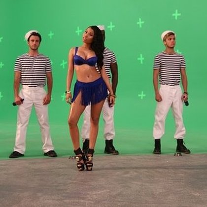 Nicki Minaj: Shooting pour Myx Fusions Moscato