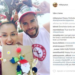 Miley Cyrus fête Noël avec la famille de Liam Hemsworth