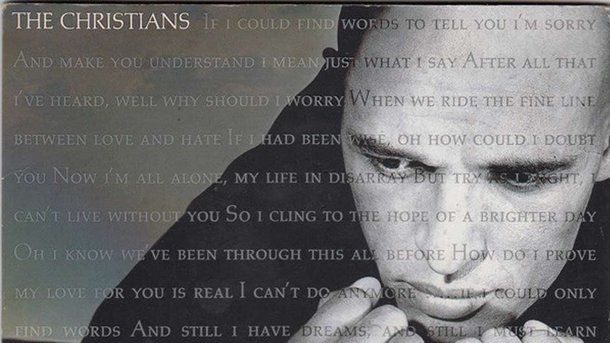 Le collector du Club Chérie :  "Words" de The Christians