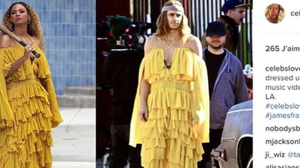 Beyoncé : James Franco se déguise en Queen Bey 