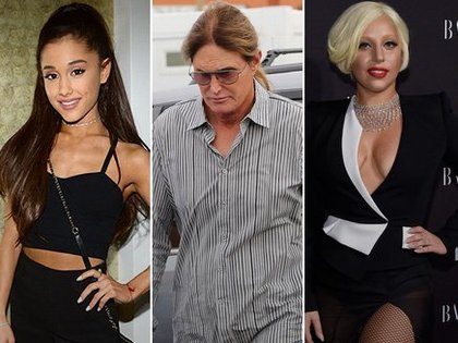Ariana Grande, Bruce Jenner et Lady Gaga