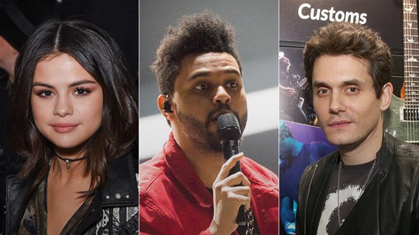 Selena Gomez et The Weeknd : en amoureux au concert de John Mayer