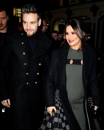 Liam Payne et sa femme Cheryl Fernandez Versini enceinte à Londres
