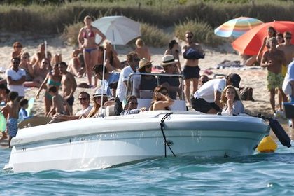 Bono en vacances à Saint Tropez!