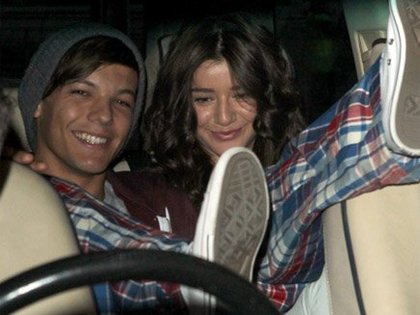 Louis Tomlinson et Eleanor Calder en Avril 2012