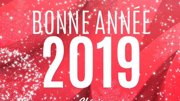 Chérie vous souhaite une bonne année 2019 !