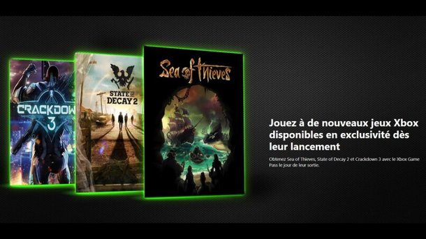 Xbox Game Pass : les exclusivités disponibles dès leur sortie