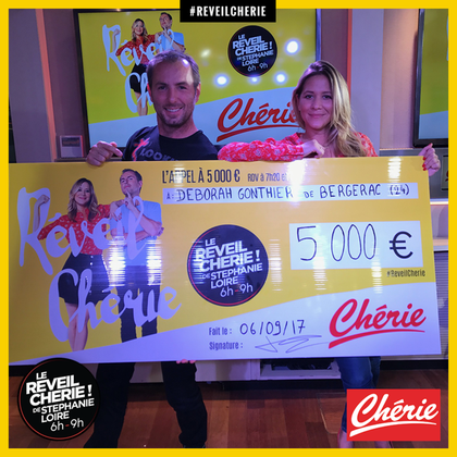 Très émus pour Déborah qui a remporté 5000€ cash grâce à l'Appel à 5000€ !
