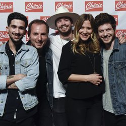 Arcadian , Stéphanie Loire et Jean-Philippe Doux tout sourire lors du Concert Pop Love au Vendéspace