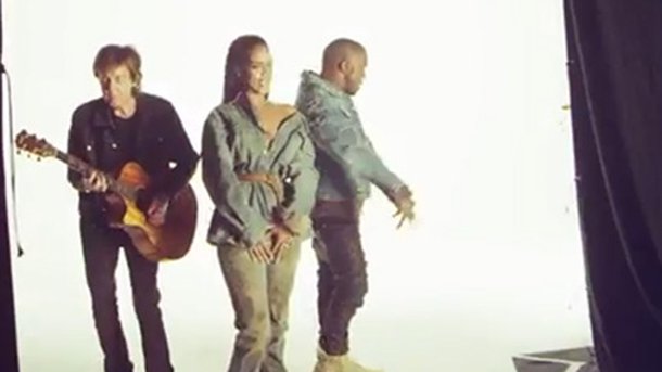 Rihanna : les premières images du clip de «Four Five Seconds»!