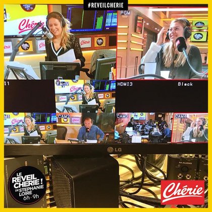 Louane est en direct et en live dans le Réveil Chérie