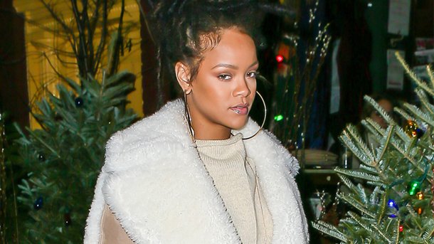 Rihanna : le look parfait pour affronter le froid hivernal!