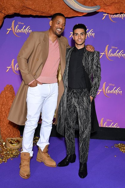 Will Smith et Mena Massoud - Avant-première "Aladdin"