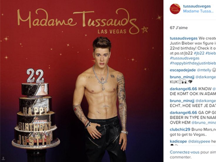 Justin Bieber - Madame Tussauds