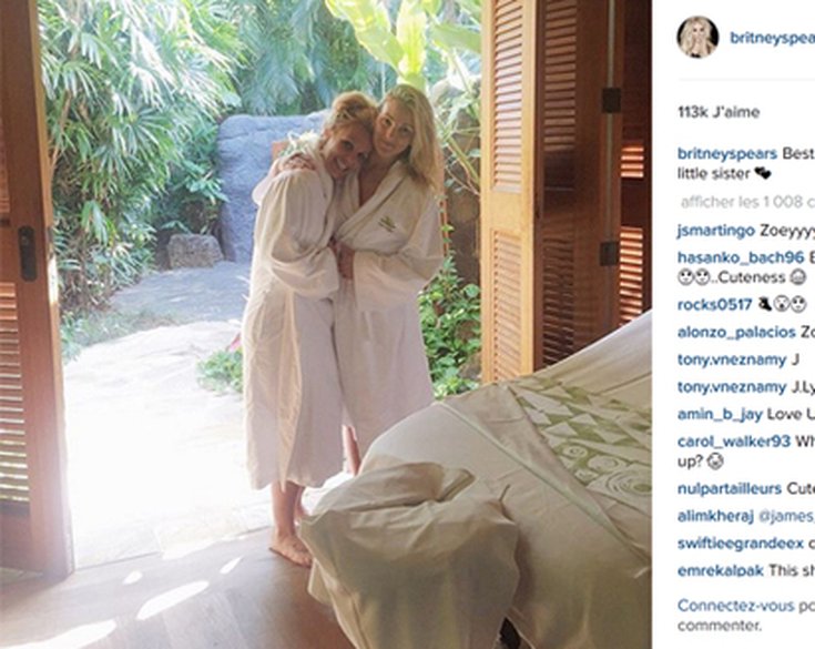 Britney Spears et sa soeur au spa