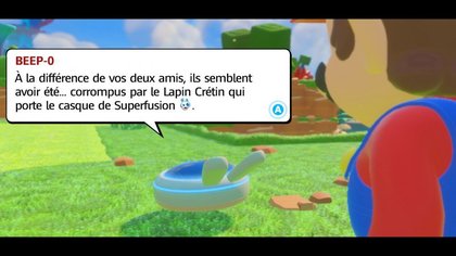 Le casque de Superfusion a corrompu certains Lapins Crétins, lesquels seront nos ennemis dans le jeu.