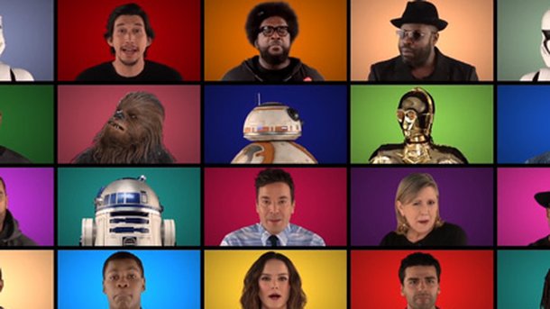 Le casting de Star Wars chante a capella avec Jimmy Fallon!