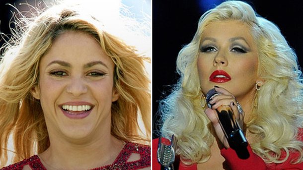 Shakira amusée par l’imitation de Christina Aguilera