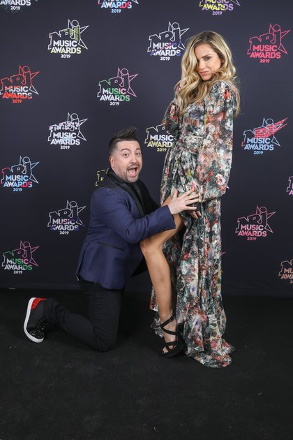 Chris Marques et Clara Morgane - Photocall - NRJ Music Awards 2019