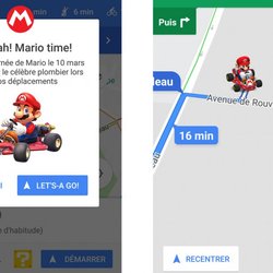 Mario Kart Google Maps