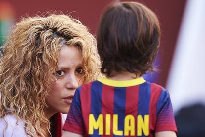 Shakira et Milan à un match de Barcelone 