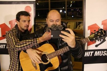 CAUET et l'équipe à Tignes