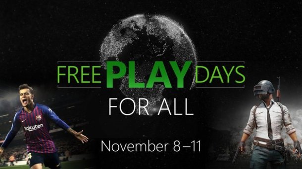 Xbox Live, PUBG et PES 2019 gratuits dès maintenant sur Xbox One