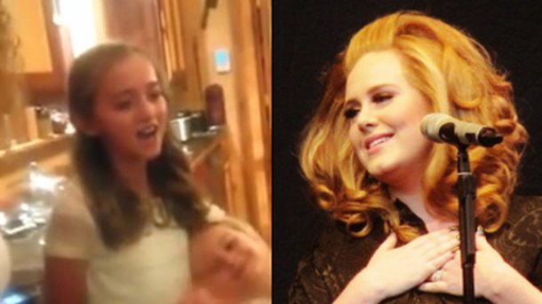 Adele : une fillette de 11 ans reprend "Rolling In The Deep" à la perfection!