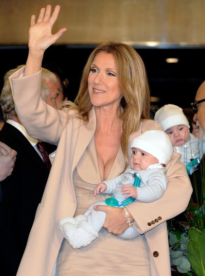 Céline Dion et ses jumeaux, Eddy et Nelson