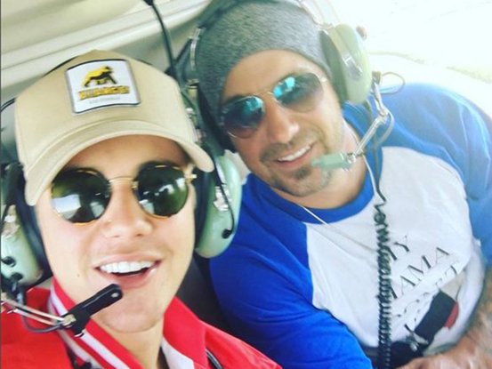 Justin Bieber et son père
