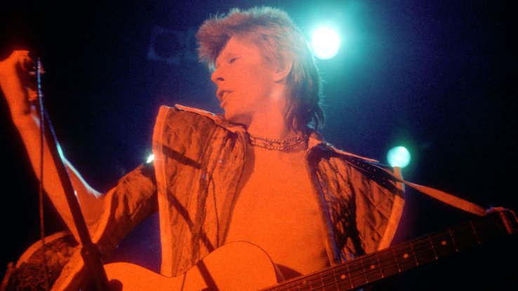 David Bowie en Ziggy Stardust en 1973