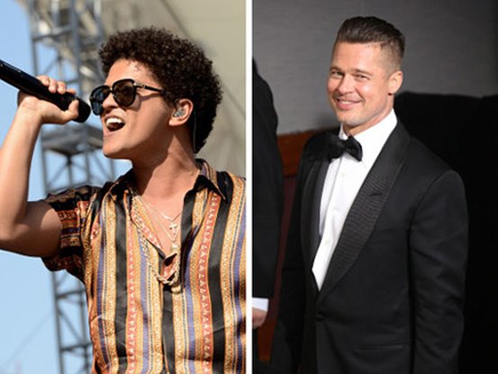 Bruno Mars & Brad Pitt