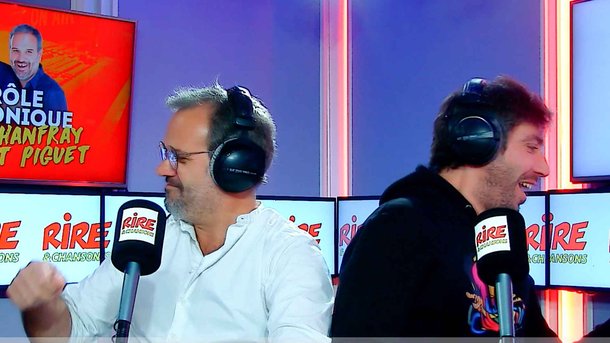 Patrick Chanfray et Vincent Piguet - au standard de Rire & Chansons - La drôle  de chronique