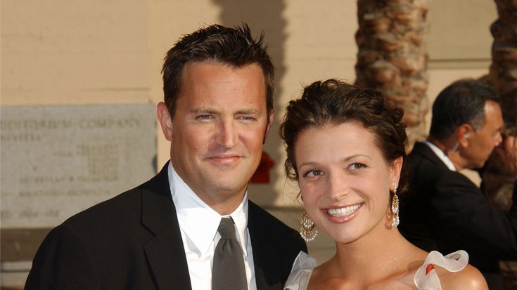 Matthew Perry et Rachel Dunn en 2003
