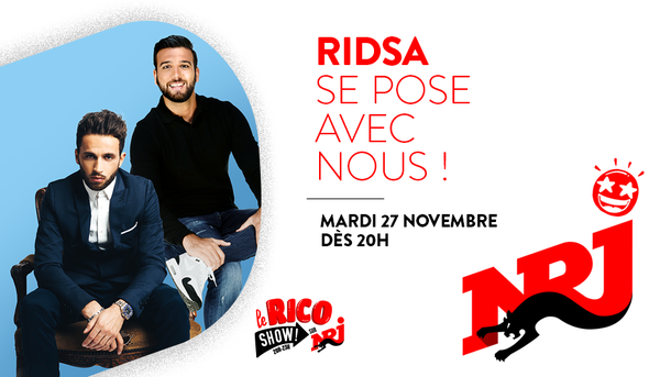 Ridsa invité du Rico Show mardi 27 novembre