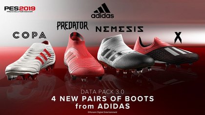 Les nouvelles chaussures Adidas de PES 2019