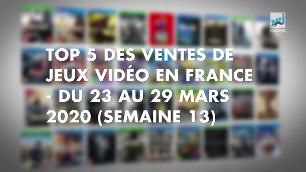 Top des ventes de jeux vidéo en France du 23 au 29 mars 2020 (semaine 13)