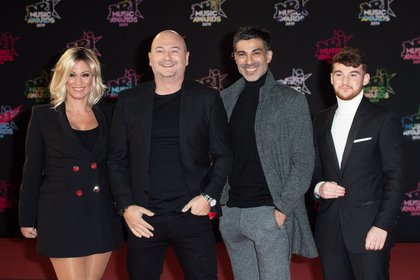 Cauet et son équipe - Montée des Marches NRJ Music Awards 2019