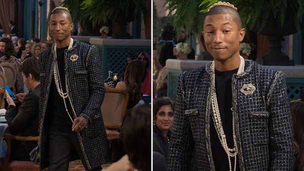 Pharrell Williams : il a défilé pour Chanel!