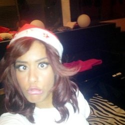 Amel Bent : Et comme promis....ma grimace de Noël 