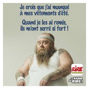 Blague : l'été et les vêtements ...