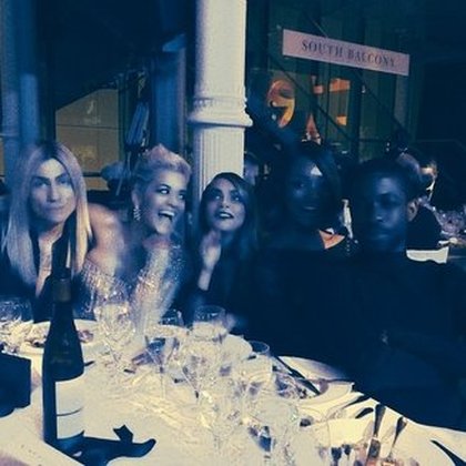 Rita Ora: GQ wassup... @kyledevolle @caradelevingne @officialjdunn @mannyuk #london #imhome