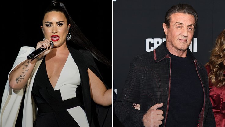Demi Lovato et Sylvester Stallone