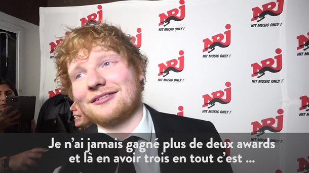 Ed Sheeran: «Gagner en France est assez incroyable!»