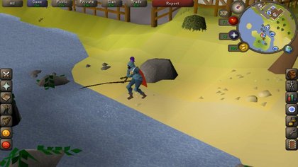 Capture de Runescape à l'ancienne sur mobile