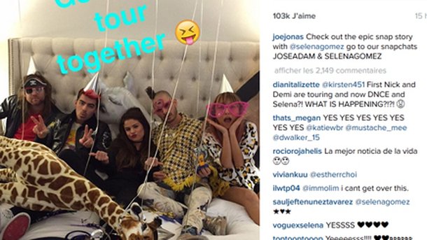 Selena Gomez : en tournée avec Joe Jonas!