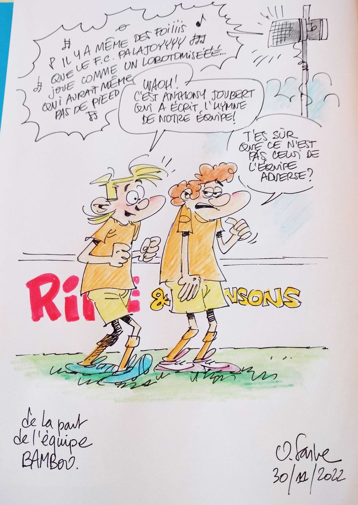 Humour - Anthony Joubert vu par Sti de Footmaniacs