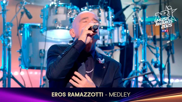 Eros Ramazzotti offre un incroyable medley de ses plus grands succès