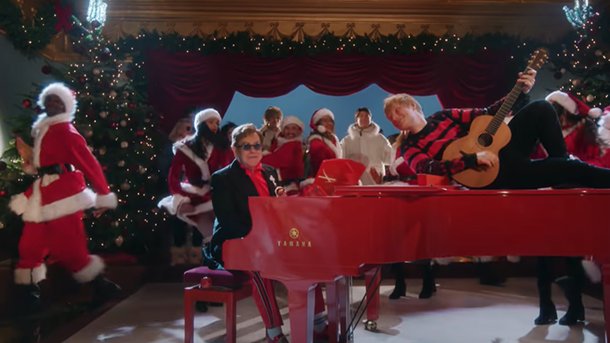 Les infos du Réveil Chérie : Ed Sheeran et Elton John sortent un duo de noël "Merry Christmas"