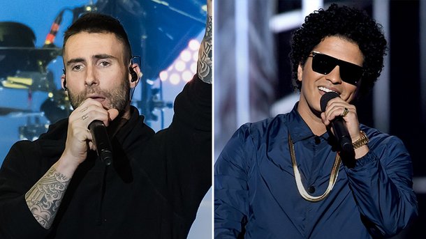 Maroon 5 vs Bruno Mars: le match des chansons qui donnent la pêche